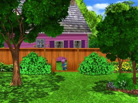 The backyardigans houses. All the Backyardigans are stuck inside of Pablo’s house due to the winds that are severe that could blow them away. 