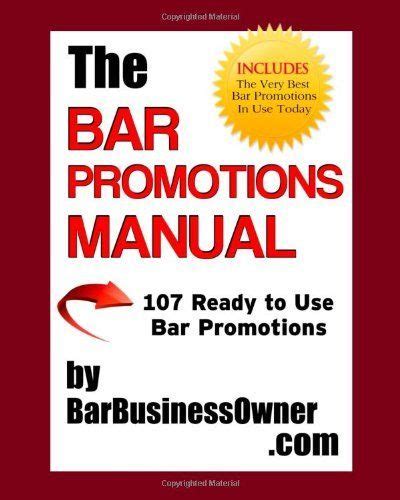 The bar promotions manual by barbusinessowner com 107 ready to. - Correspondance gino severini, jacques maritain (1923-1966).
