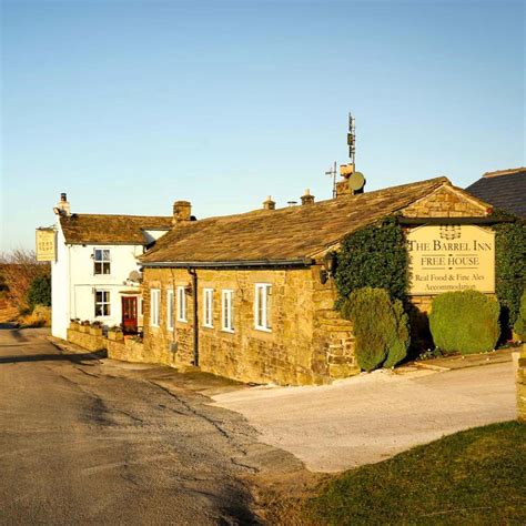 The barrel inn. The pub serves a selection of well kept real ales and, freshly cooked, mostly locally sourced, food, every day. The Barrel Inn also is a B&B, with double-bed rooms starting from £110. 