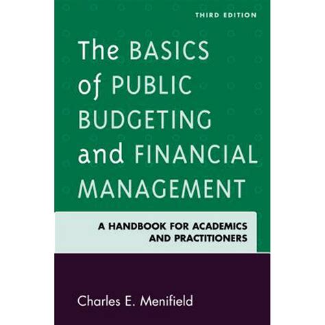 The basics of public budgeting and financial management a handbook. - Hermetic magic postmodern magical papyrus of abaris.