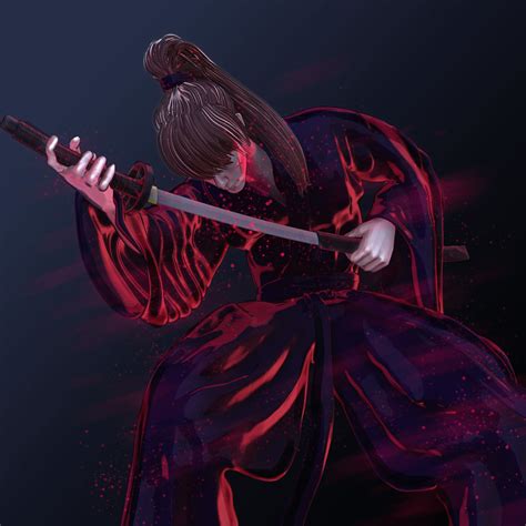 The battousai. Kenshin Himura, also known throughout the anime as Hitokiri Battousai (Battousai the Manslayer) or Himura the Battousai is the main character of the anime series Rurouni Kenshin. His original name was Shinta (心太). His parents died of cholera when he was very young and as a result, was adopted by three slave women in a traveling slave wagon. ... 