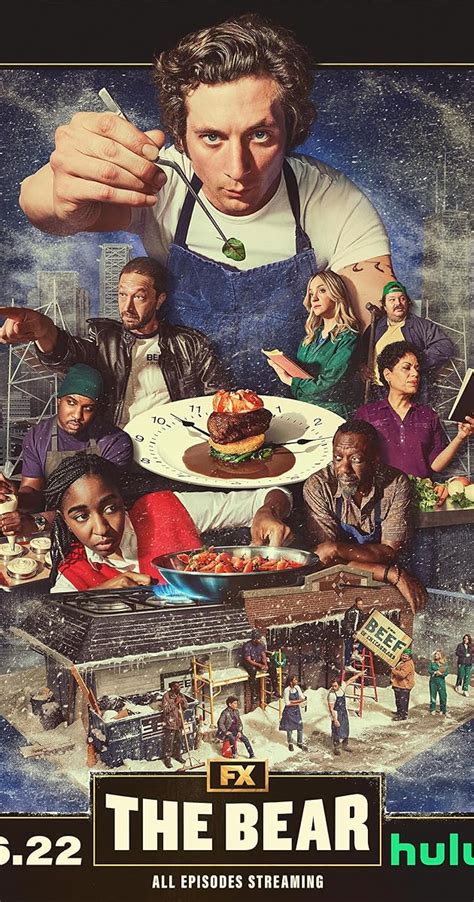 The bear season 2 cast imdb. Yes, Chef! FX’s ‘The Bear’ Is Back for Season 2 on Hulu. June 16, 2023. Funny, raw, real, and fast paced — fans couldn’t get enough of the FX breakout series, The Bear, when it premiered last summer. Now, Carmy and his … 