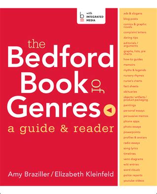 The bedford book of genres a guide reader by amy braziller. - Webster s new essential writer s companion a concise guide.