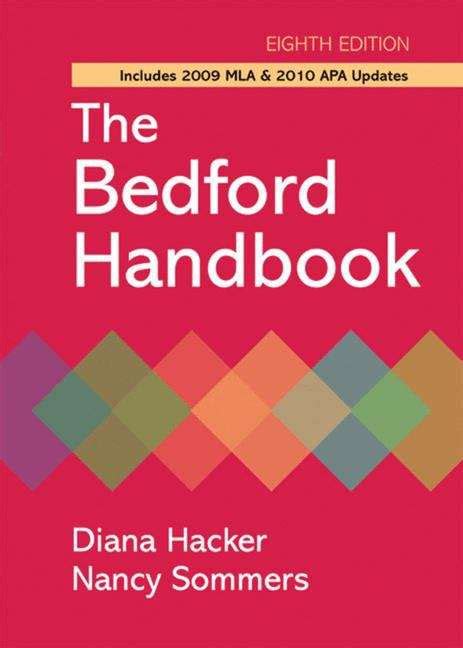 The bedford handbook 8th edition answers. - New home sewing machine parts manual.
