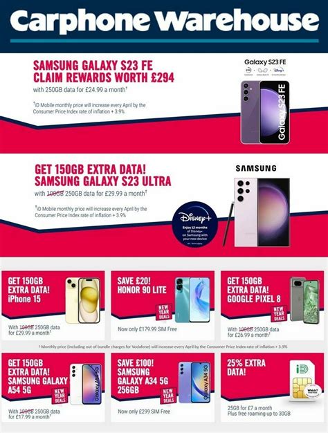 The best Carphone Warehouse deals in December 2024