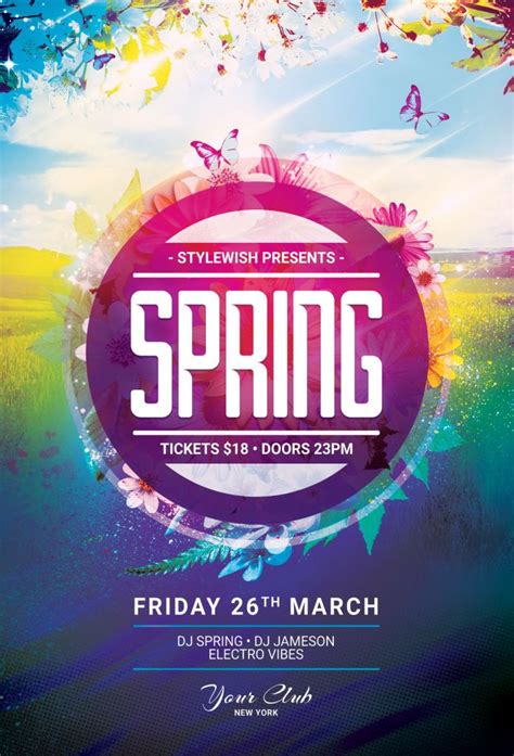 The best Spring Flyer Templates in PSD • styleWish