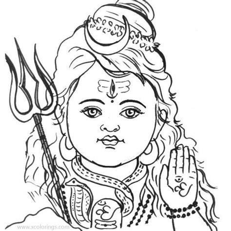 The best free Shiva coloring page images. Download from 36 free