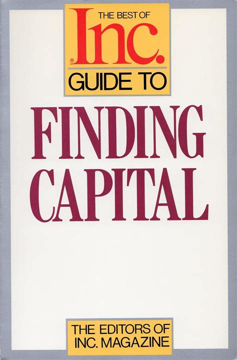 The best of inc guide to finding capital. - Solution manual an introduction to optimization.