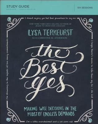 The best yes study guide by lysa terkeurst. - Zur systematik, provokation und therapie depressiver psychosen.
