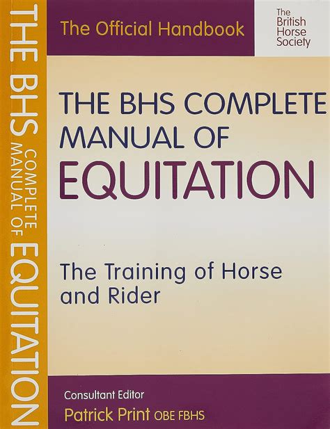 The bhs complete manual of equitation by patrick print. - Manual of stuttering intervention by patricia m zebrowski.