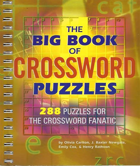 The big book of crossword puzzles ii 288 more puzzles for the crossword fanatic. - Practical handbook of soil vadose zone and ground water contamination assessment prevention and remediation second edition.