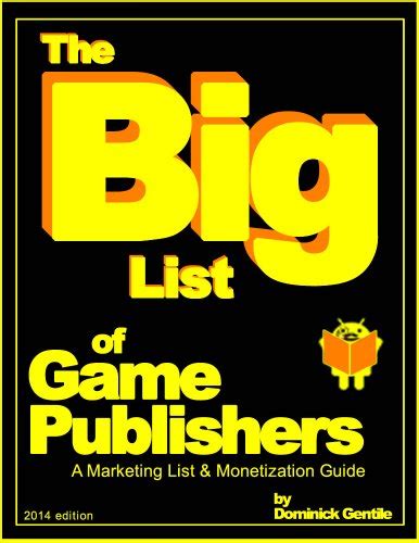 The big list of game publishers a marketing list and monetization guide for web mobile game developers. - Cross cultural communication a trainers manual.
