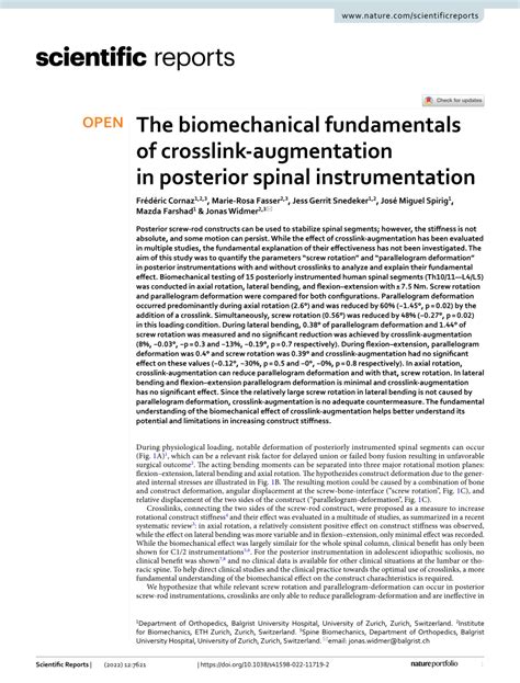 The biomechanical fundamentals of crosslink-augmentation in