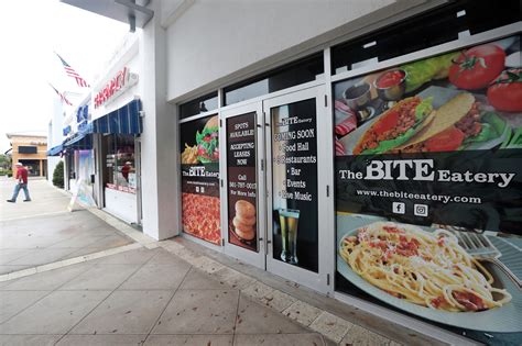 The bite eatery. The Bite Eatery. 4.5 (51 reviews) Food Court. $$. “Wow, I never knew there was a place that had so many options of food all in 1 building. Tons of space live music, karaoke, Trivia etc for entertainment. Games…” more. 