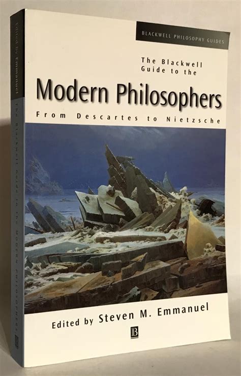The blackwell guide to the modern philosophers from descartes to nietzsche. - Download manuale della soluzione robert e treybal.