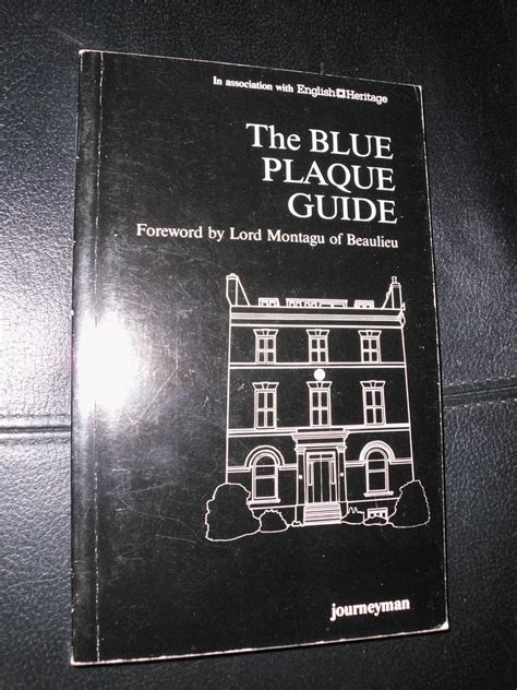 The blue plaque guide paperback by journeyman press lord montague. - Útmutató a tudományos munka magyar és nemzetközi irodalmához.