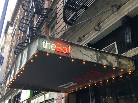 The boil restaurant new york. New York New Experiences. By Monica L. 394. Manhattan: The Borough Edition. By Leslie D. 26. Seafood in the City. By Bernice N. 41. Places to try in NYC... By Mike M. 170. Food in NYC to try. ... Find more Live/Raw Food Restaurants near The Boil. Find more Seafood Restaurants near The Boil. 