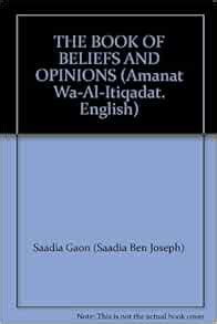 The book of beliefs and opinions by sa adia ben joseph. - Haier hvtf48dpabs wine cellar owner manual.