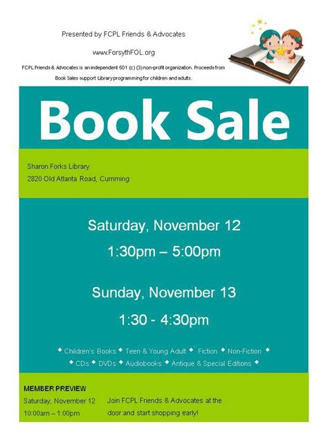 The book sale at Sharon... - Forsyth County Public Library Facebook