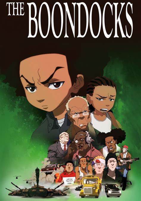 The boondocks tv show. The Boondocks is an American adult animated sitcom created by Aaron McGruder, and based upon his comic strip of the same name, that premiered on Adult Swim on November 6, 2005. The series begins with an Afro-American family, the Freemans, settling into the fictional, peaceful, and mostly white suburb of Woodcrest from Chicago's South Side. … 