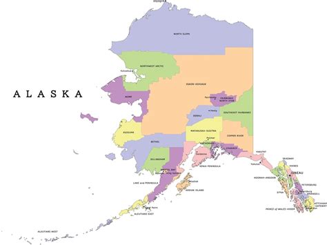 The boroughs in Alaska where people make the least money