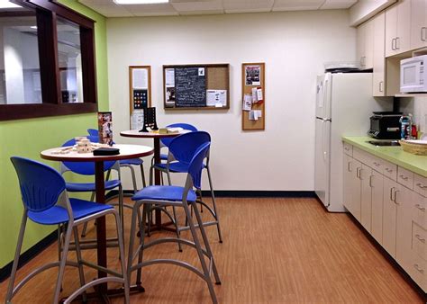 The break room. An office break room is a designated space or room where your … 