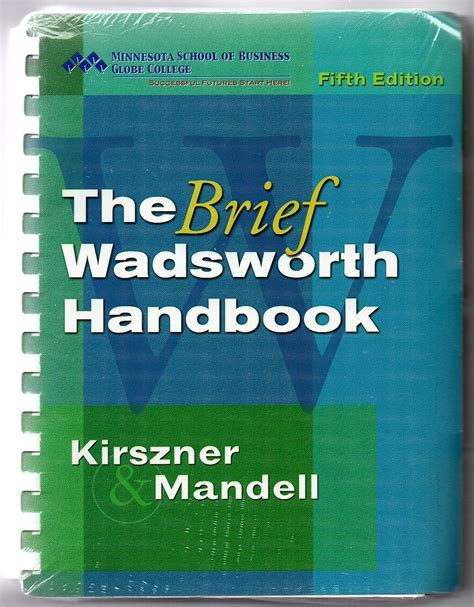 The brief wadsworth handbook fifth edition. - Manual de servicio de la impresora epson stylus c67 c68 y d68.