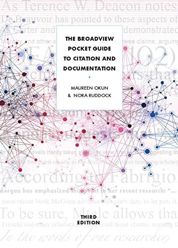 The broadview pocket guide to citation and documentation by maureen okun. - Filosofia italiana nelle sue relazioni con la filosofia europa..