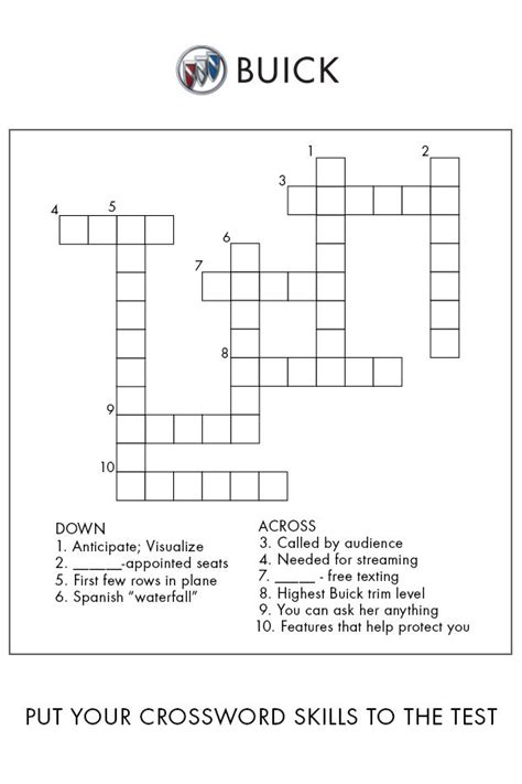The buick stops here crossword. The Buick stops here is a crossword puzzle clue. Clue: The Buick stops here. The Buick stops here is a crossword puzzle clue that we have spotted 2 times. There are related clues (shown below). 