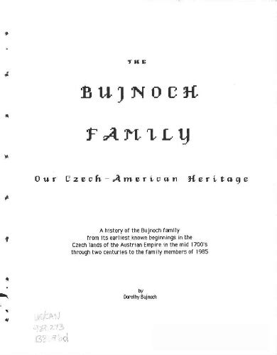 The bujnoch family by dorothy bujnoch. - Jetzt polaris scrambler 500 2004 2005 service reparatur werkstatthandbuch.