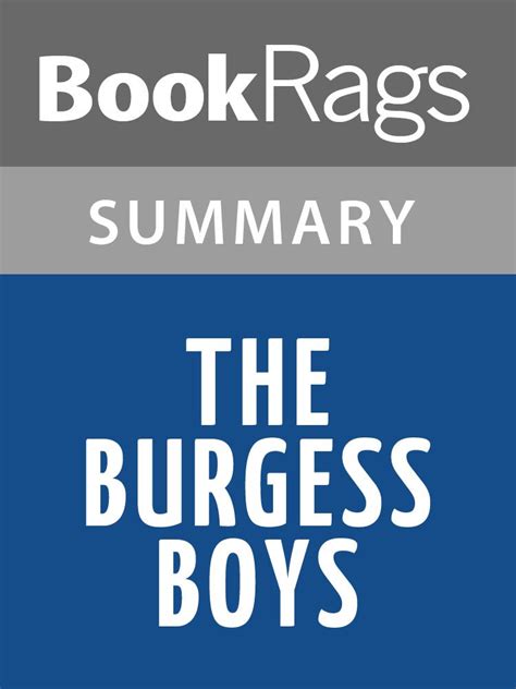 The burgess boys by elizabeth strout l summary study guide. - The gregg reference manual 8th canadian edition.