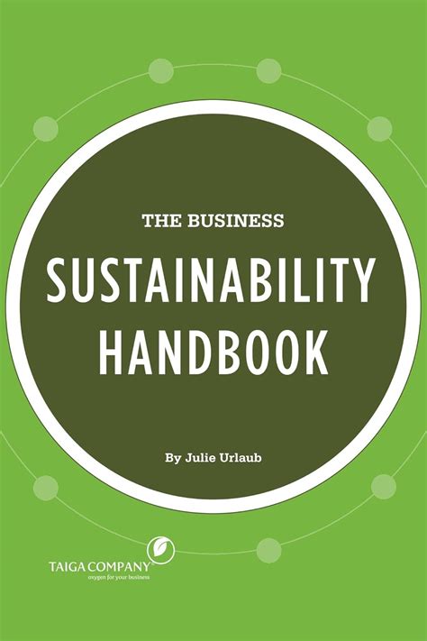 The business sustainability handbook by julie urlaub. - Electrolux integrated fridge freezer instruction manual.