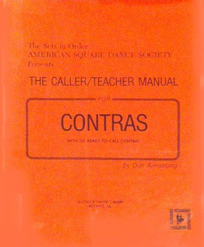 The caller teacher manual by sets in order american square dance society. - Manual de servicio de fluke 96b.