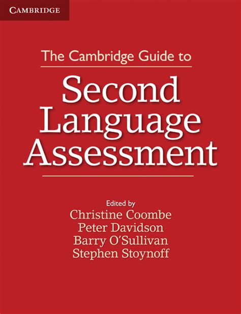 The cambridge guide to second language assessment. - Guida allo studio per la terminologia medica finale.