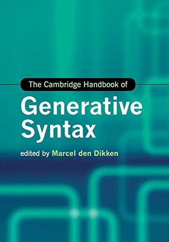 The cambridge handbook of generative syntax cambridge handbooks in language and linguistics. - Lg 32lb5610 cd tv service manual download.