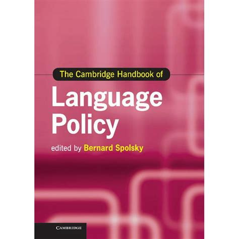 The cambridge handbook of language policy. - Apuntes de introducción al estudio del derecho.