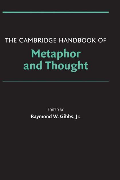 The cambridge handbook of metaphor and thought. - Darstellung des lebens und charakters immanuel kant's.