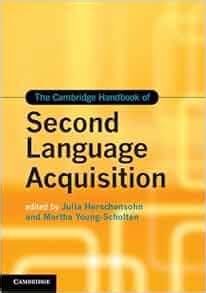 The cambridge handbook of second language acquisition by martha young scholten. - La prisonnia uml re de sekhmet.