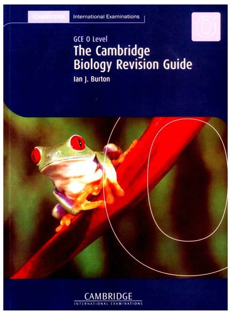 The cambridge revision guide gce o level biology cambridge international examinations. - Schumacher battery charger se 82 6 manual.