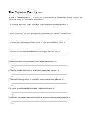 The capable county icivics answer key pdf. Mar 27, 2022 · The Capable County Icivics Answer Key Pdf. There are six roles to responsible media. That means the media also determines which issues are on the public agenda which is the to-do list of issues the public agrees are a priority. 