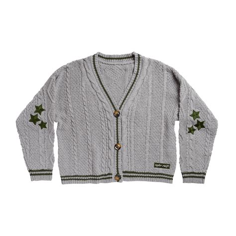 The cardigan. Photo: taylorswift.com. The sweater sells in three sizes (Taylor herself wears a small), and goes for $49. Sounds pretty cheap for a cardigan actually, though it’s made of 100 ...