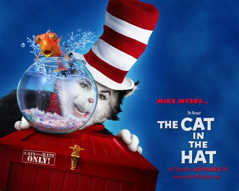 The cat in the hat full movie. A tough movie to gauge: my 13-yo son is completely afraid of the cat. I can relate, I was equally afraid of Jim Carrey's Grinch years before. But really, once you get beyond the appearance of the cat, and the weirdness of Dr Seuss' oeuvre in general, it's a fun movie for the whole family. 
