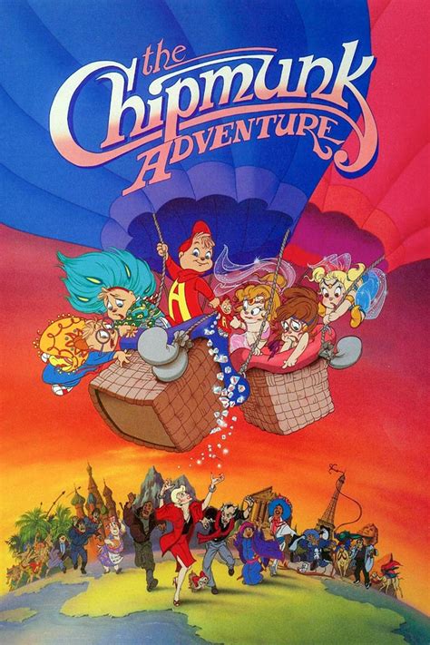 The chipmunk adventure 1987. Alvin has entered himself, Simon, and Theodore in a hot air balloon race around the world against the Chipettes to deliver diamonds for a group of diamond smugglers. The winners will collect a prize of $100,000. Kids and adults will enjoy this film made with musical numbers by the Chipmunks and Chipettes. 