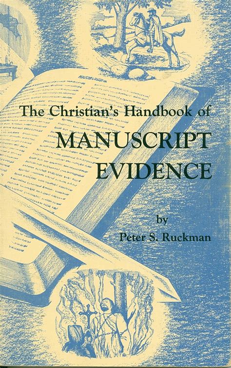 The christian s handbook of manuscript evidence. - Sap manual journal entries document type.