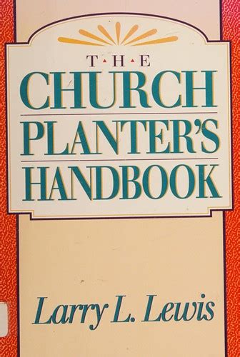 The church planters handbook by dr james rasbeary. - Partition guide de la theorie de la musique livre.