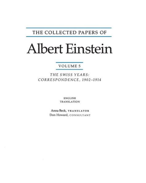 The collected papers of albert einstein, volume 5: the swiss years. - Iron grip strength tsa 9900 manual.
