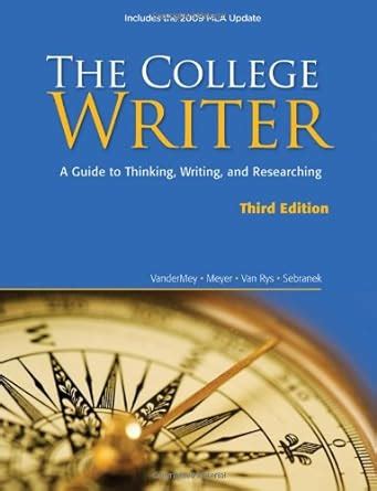 The college writer a guide to thinking writing and researching 2009 mla update edition 2009 mla update editions. - Owners manual craftsman key start lawn mower.
