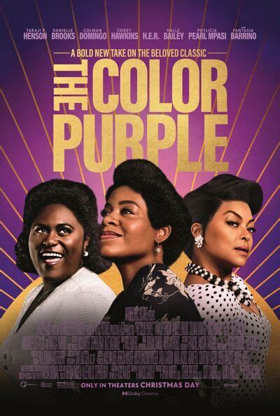 The color purple movie full. The Color Purple: Directed by Blitz Bazawule. With Fantasia Barrino, Taraji P. Henson, Danielle Brooks, Colman Domingo. A woman faces many hardships in her life, but ultimately finds extraordinary strength and hope in the unbreakable bonds of sisterhood. 