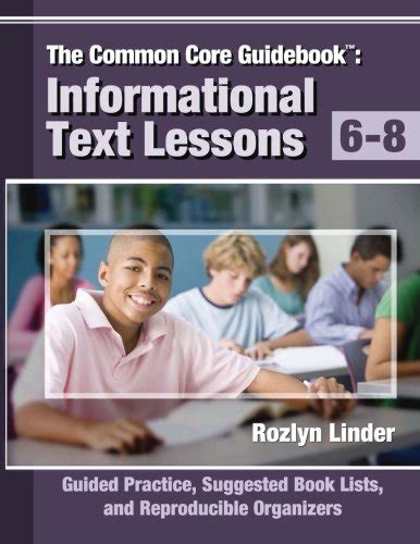 The common core guidebook grades 6 8 informational text lessons guided practice suggested book lists and. - Lignes directrices concernant la conception, secteurs commerciaux routiers..