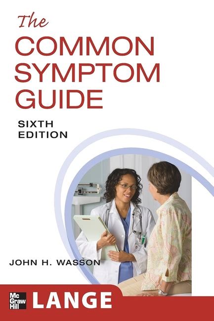 The common symptom guide sixth edition by john wasson. - Massenhaft verbreitete literatur in einer gesellschaft mit hohen soziopsychischen belastungen.